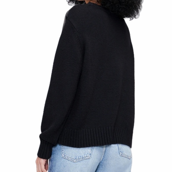 Wildfox Charleston Sympatico Sweater - Jet Black - Picture 2 of 4